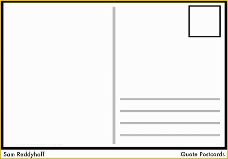Free 4x6 Blank Postcard Template Of Printable Microsoft Word 4×6 Postcard Template – Free