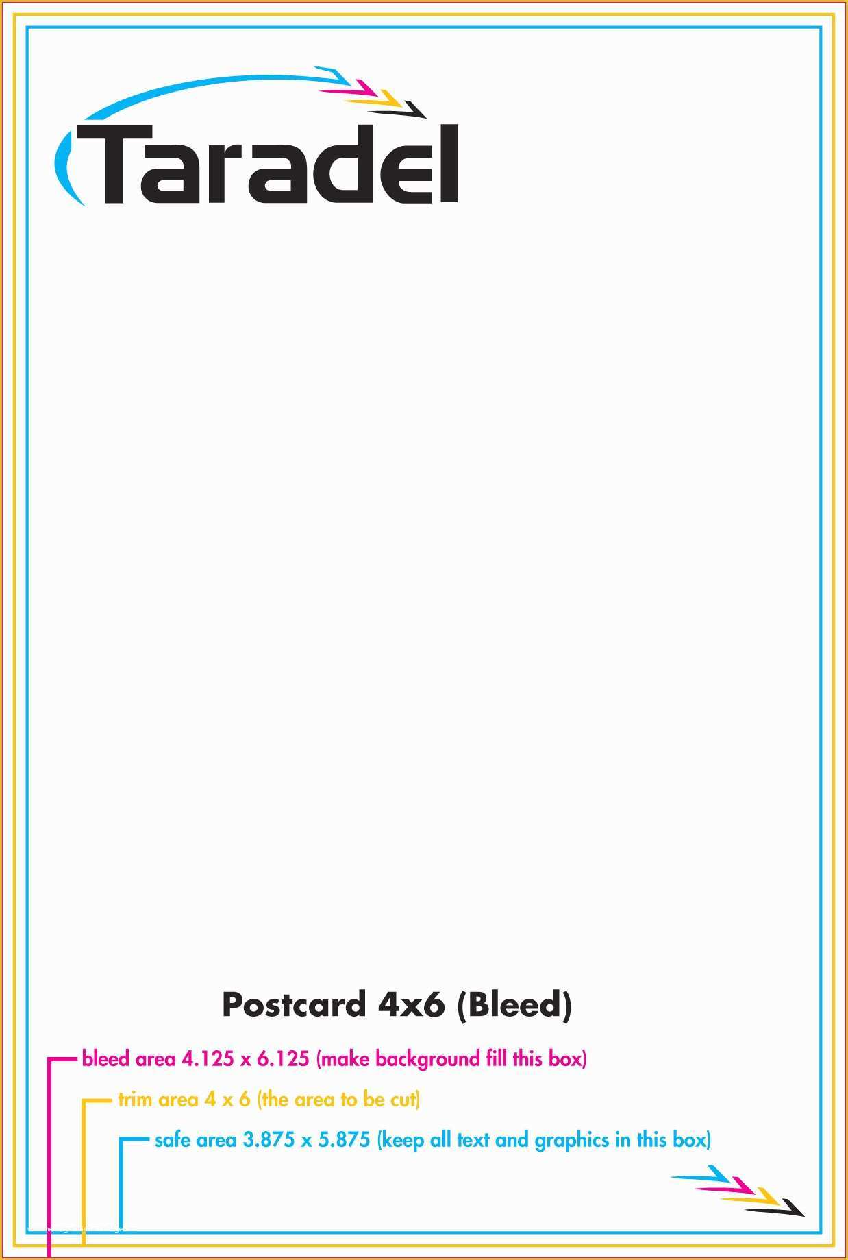 Free 4x6 Postcard Template Of 10 Best Of 4 X 6 Postcard Template 4x6 Mailing