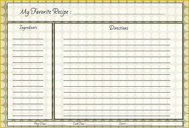 Free 4x6 Postcard Template Of 4x6 Recipe Card Template