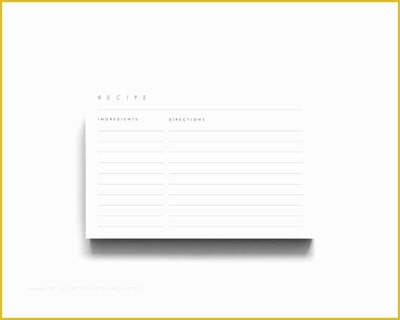 Free 4x6 Postcard Template Of 4x6 Recipe Template 3x5 Recipe Cards Recipe Card Template