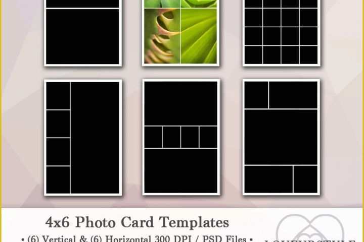 Free 4x6 Postcard Template Of 4x6 Template Pack 12 Card Templates