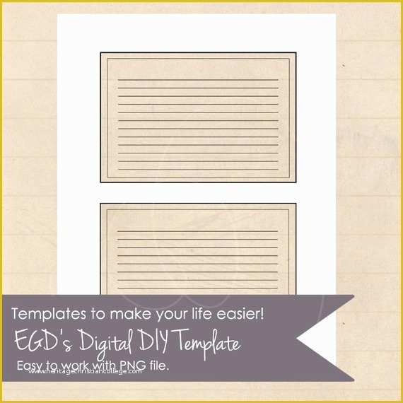 Free 4x6 Postcard Template Of Instant Download Recipe Card Template 4x6 Inch 5x7 Inch