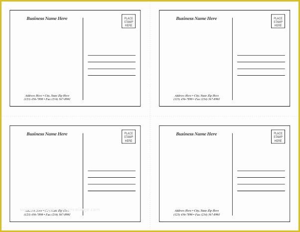 50 Free 4x6 Postcard Template Heritagechristiancollege