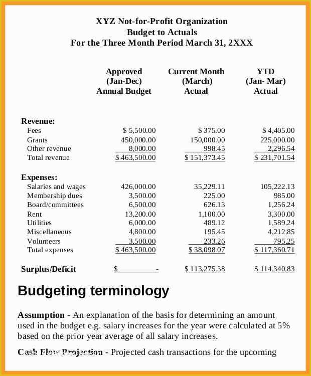 Free 501c3 Business Plan Template Of 3 4 Nonprofit Bud