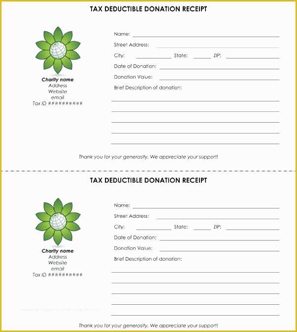 Free 501c3 Business Plan Template Of Donation form Template Free Templates 501c3 Receipt