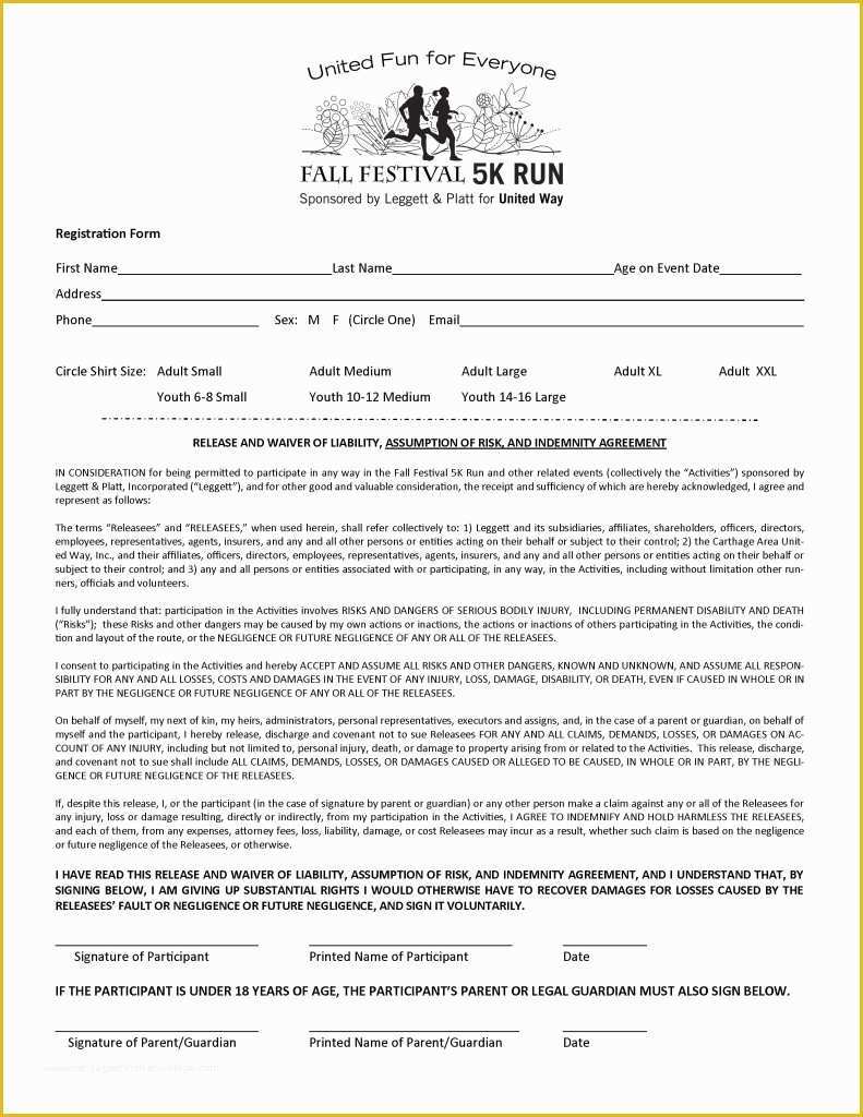 Free 5k Registration form Template Of 5k Registration form Template Free Templates Resume