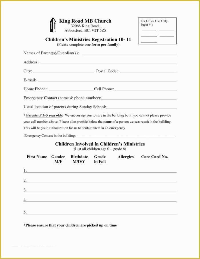 Free 5k Registration form Template Of Church Conference Registration form Template Templates