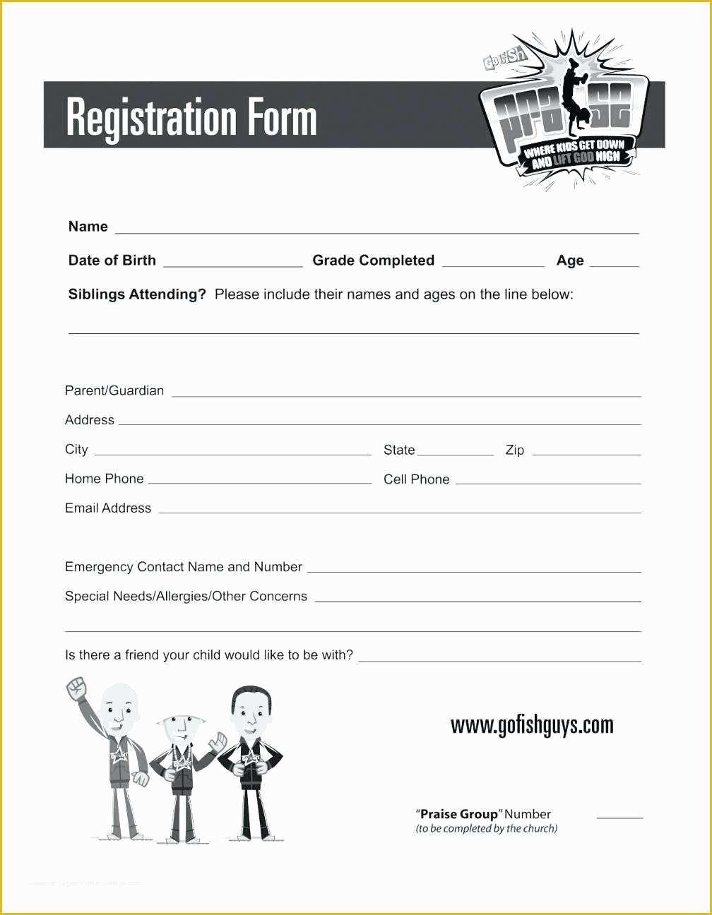 Free 5k Registration form Template Of Registration forms Template Free Useful 5k Registration