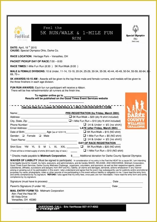 Free 5k Registration form Template Of top 22 5k Registration form Templates Free to In