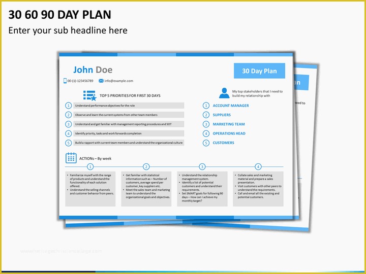 Free 90 Day Plan Template Powerpoint Of 30 60 90 Day Plan Powerpoint Template