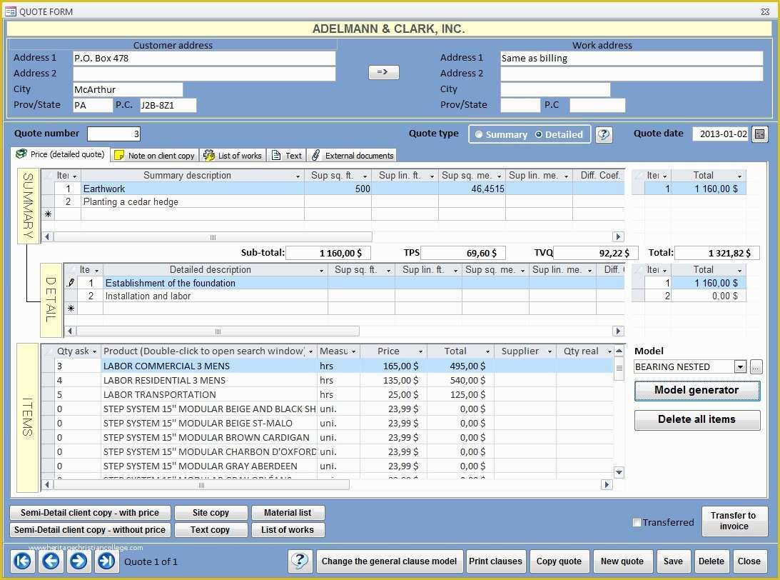 Access Crm Templates Free Download