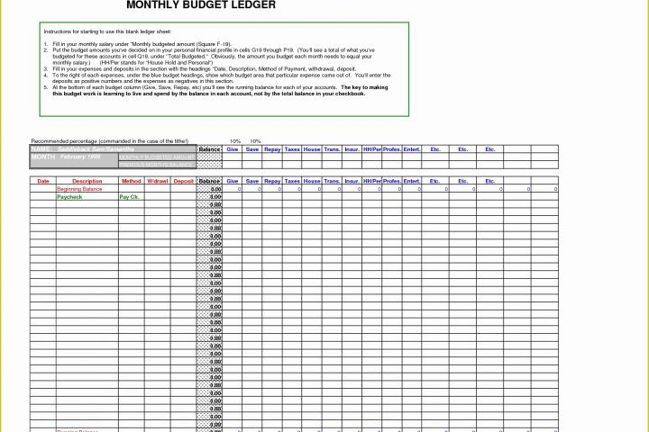 Free Accounting General Ledger Template Of General Ledger Template