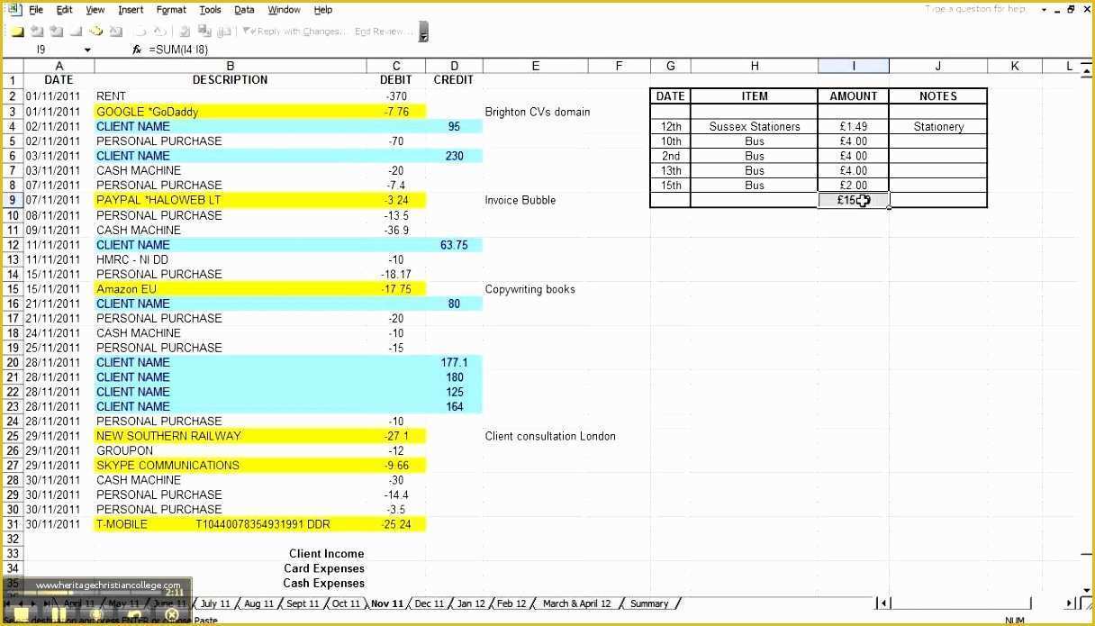 50 Free Accounting Spreadsheet Templates Excel