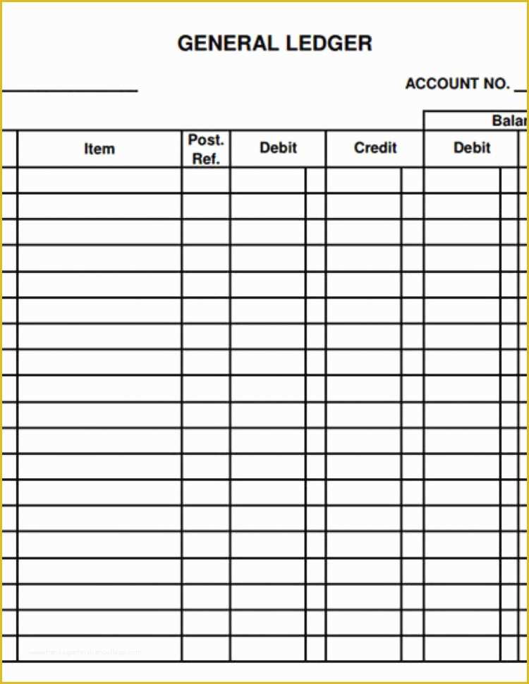 Free Accounting Templates Of Accounting Ledger Book Template Free Bookkeeping