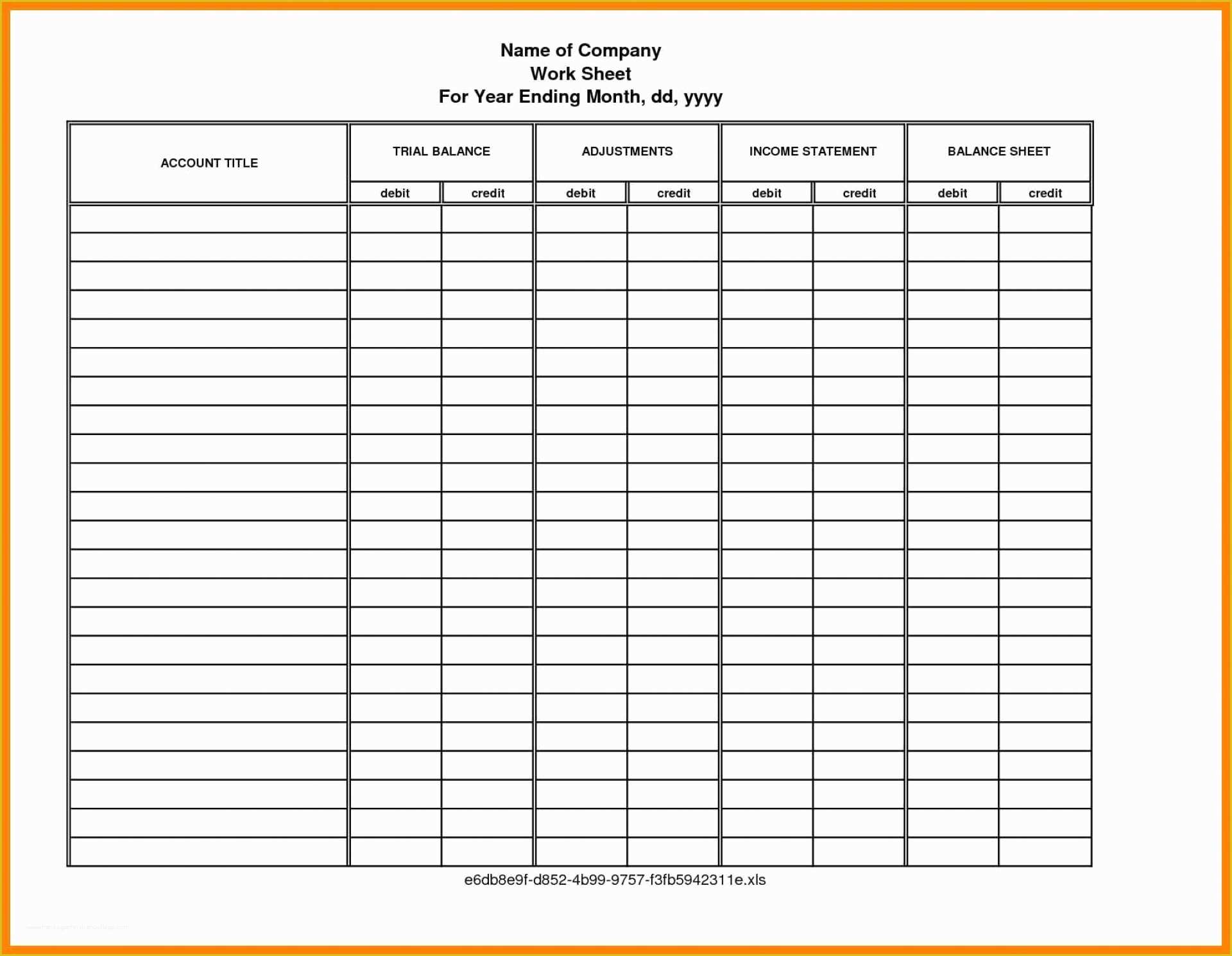 Free Accounting Templates Of Free Business Accounting forms Spreadsheet Templates for