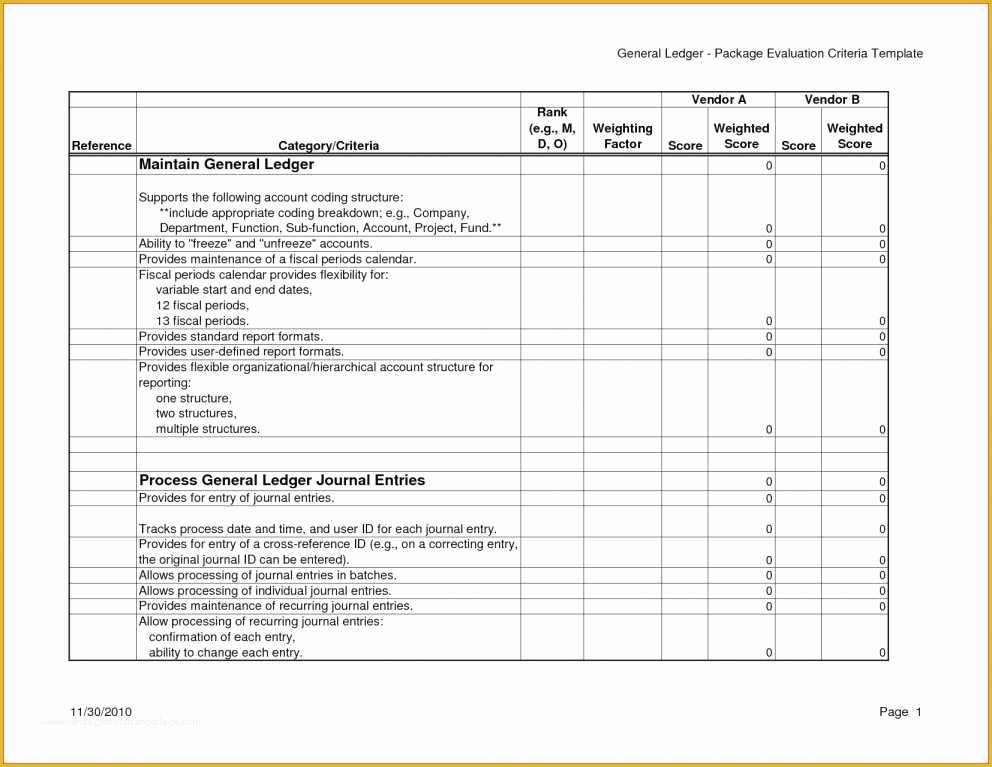 Free Accounting Templates Of Printable Ledgers Bookkeeping