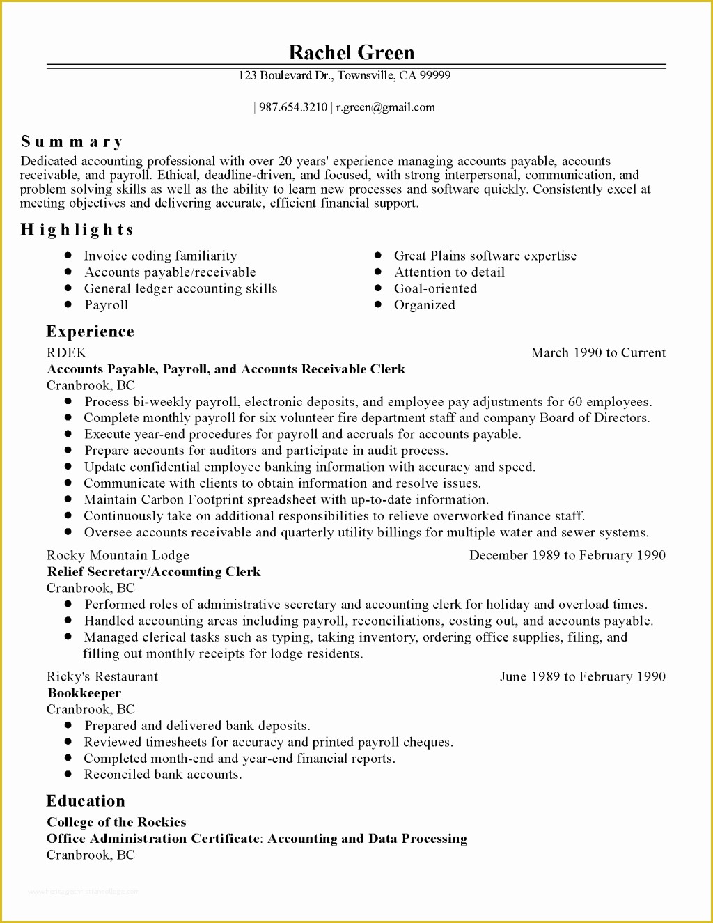 Free Accounts Payable Template Of Free Accounts Payable Resume Sample Template Tag 43