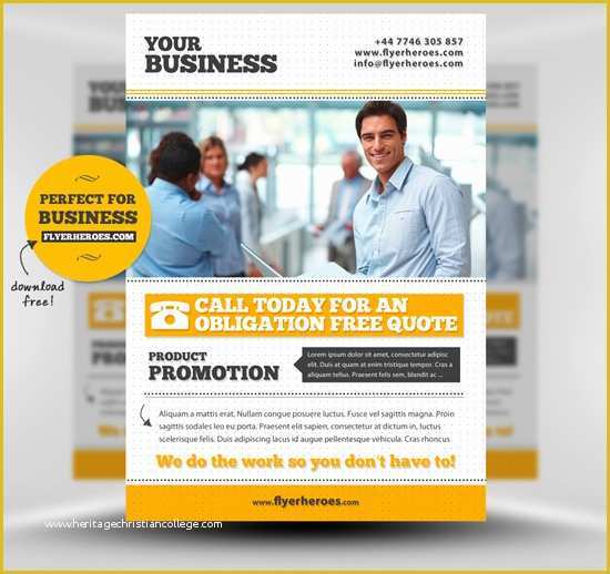 Free Ad Templates Photoshop Of 10 Free Adobe Shop Flyer Templates