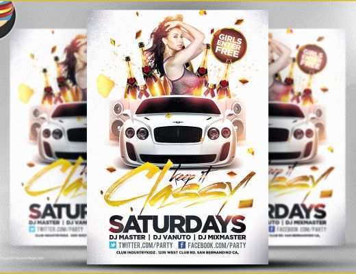 Free Ad Templates Photoshop Of 50 Cool Club Flyers &amp; Party Flyer Templates