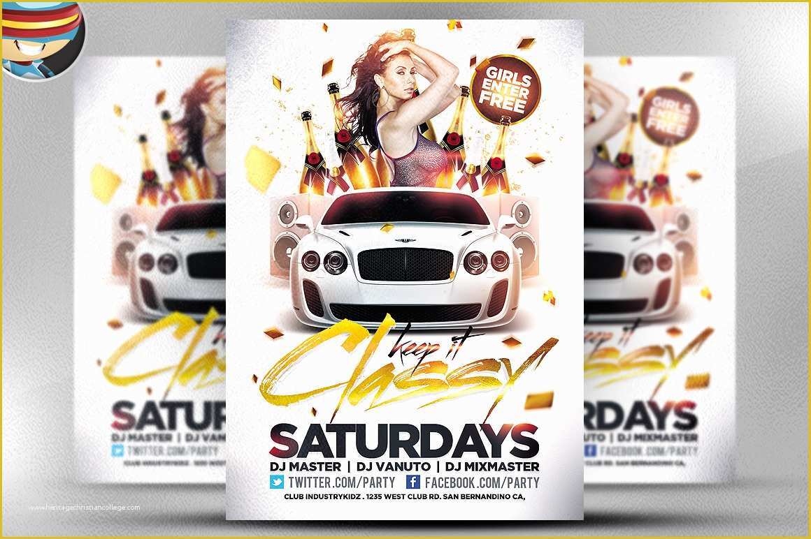 Free Ad Templates Photoshop Of 50 Cool Club Flyers & Party Flyer Templates