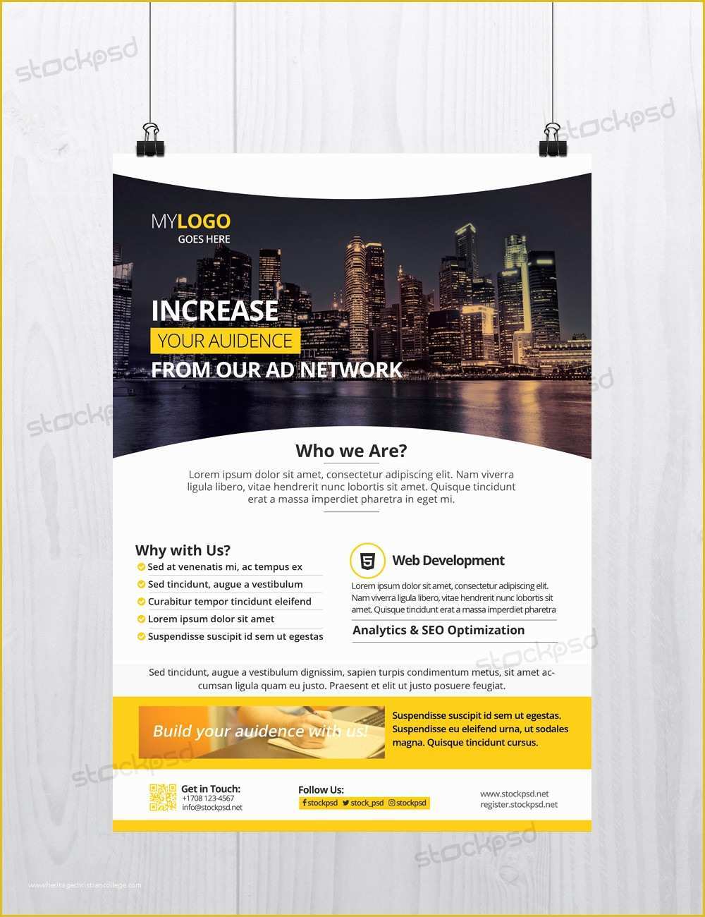 Free Ad Templates Photoshop Of Corporate Download Free Shop Flyer Template Free