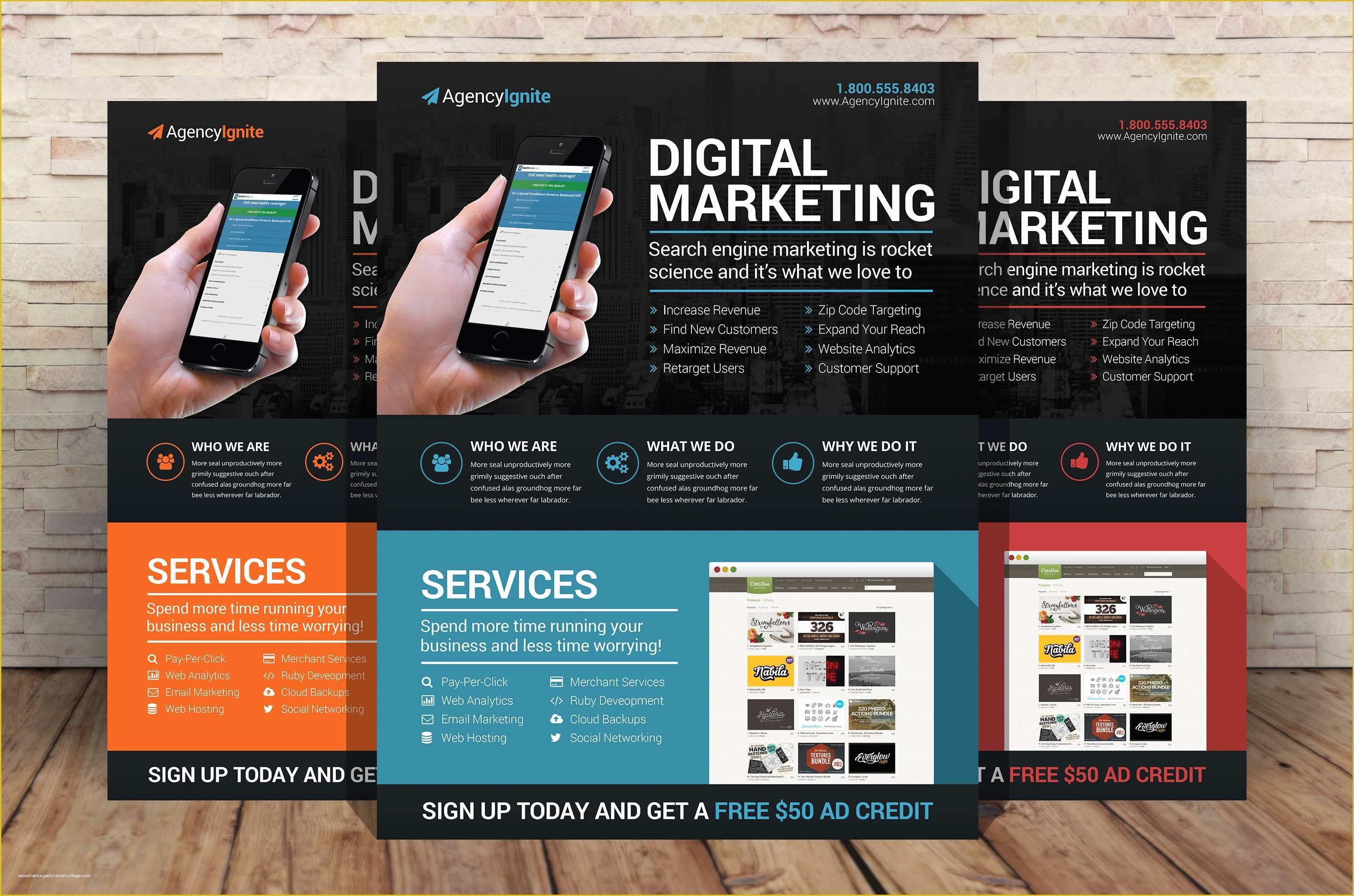 Free Ad Templates Photoshop Of Digital Marketing Flyer Psd by Xstortionist On Deviantart