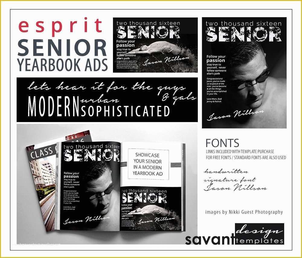 Free Ad Templates Photoshop Of Yearbook Ads Senior Graduation Shop Templates Esprit