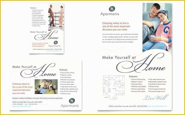 Free Ad Templates Word Of Apartment & Condominium Flyer & Ad Template Word & Publisher