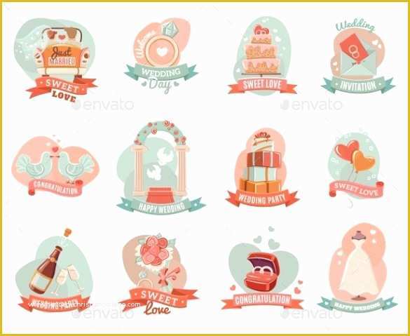 Free Addendum Sticker Template Of 21 Wedding Sticker Templates – Jpg Vector Eps