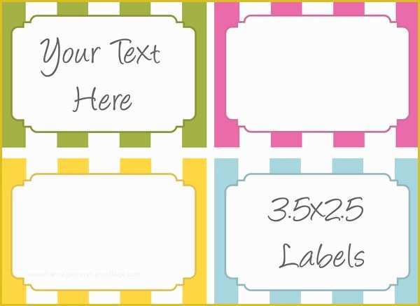 Free Addendum Sticker Template Of Bake Sale Label Printables