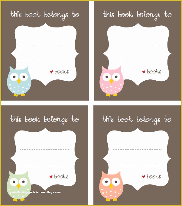 Free Addendum Sticker Template Of Free Bookplate Label Template