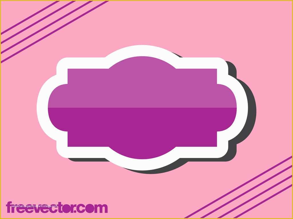 Free Addendum Sticker Template Of Sticker Template Vector Design Vector Art & Graphics