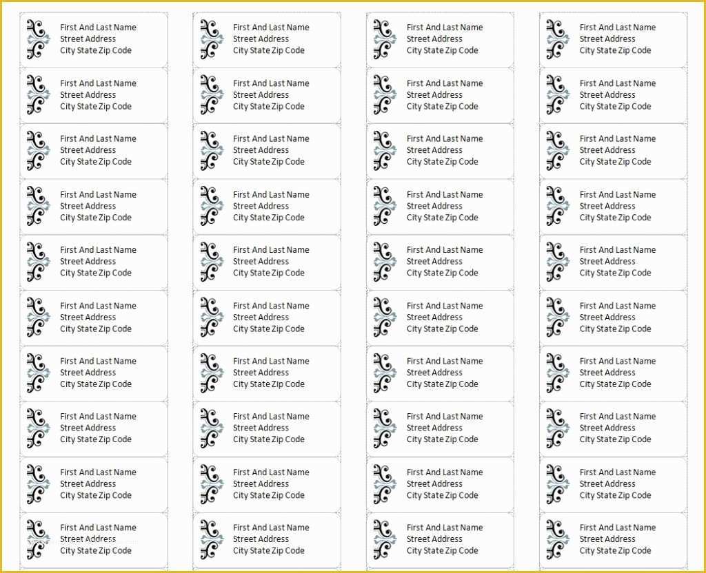 Free Address Label Templates Of Avery 8160 Label Template Word Templates Data