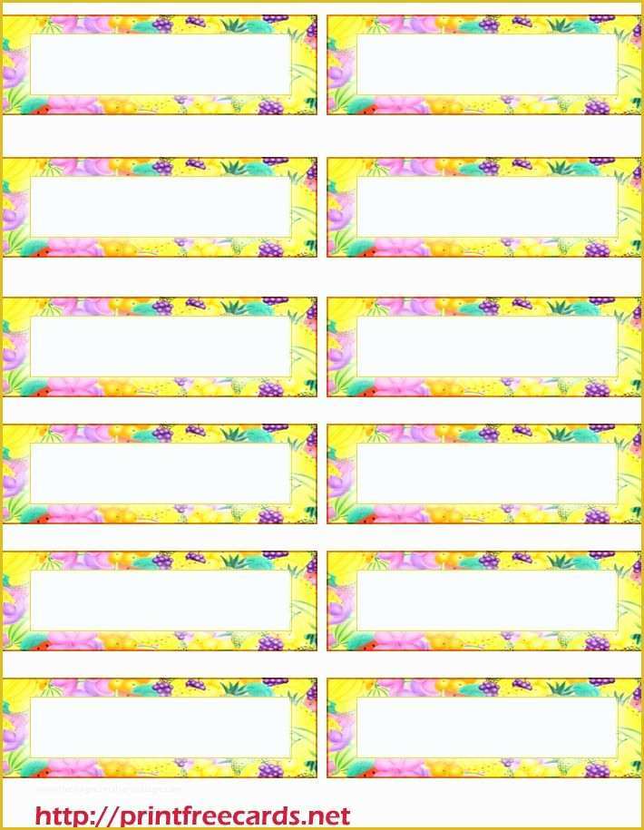 Free Address Label Templates Of Free Printable Address Labels for Summer