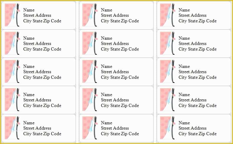 Free Address Label Templates Of Free Printable Address Labels Templates