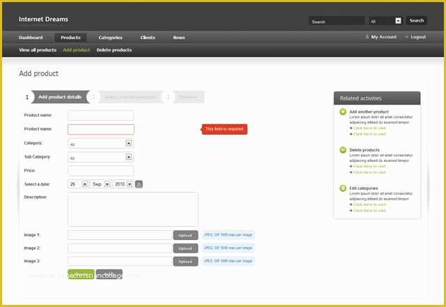 Free Admin Panel Template Of Admin Panel Template Free PHP