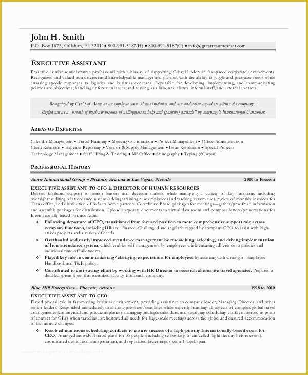 Free Administrative assistant Resume Templates Of 10 Administrative assistant Resumes Free Sample