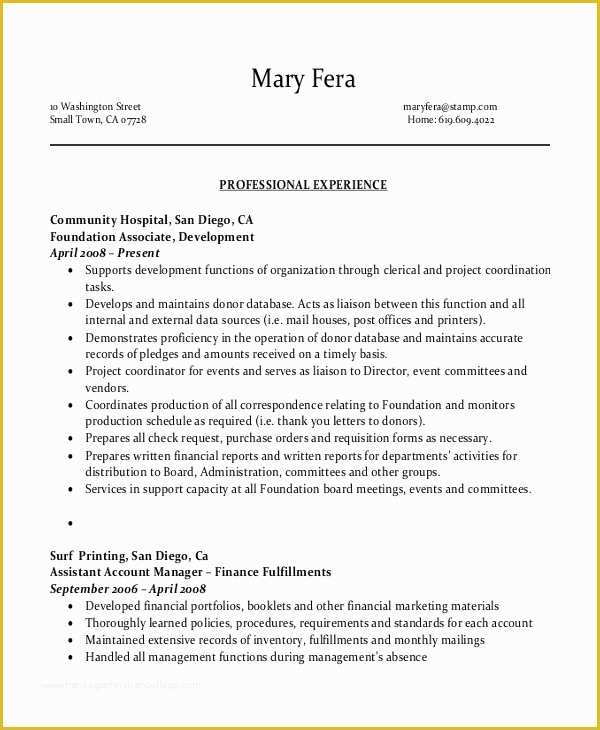 Free Administrative assistant Resume Templates Of 10 Entry Level Administrative assistant Resume Templates