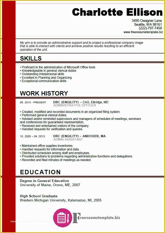 Free Administrative assistant Resume Templates Of Accounts Payable Resume Template ⋆ Free Resume Templates