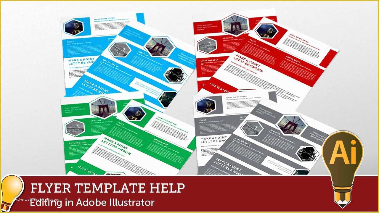 Free Adobe Flyer Templates Of Corporate Hive Flyer Template Editing with Adobe