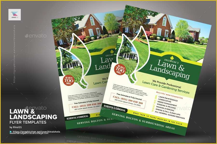 Free Adobe Flyer Templates Of Flyer Lawn Care Template Adobe Shop Fightclix