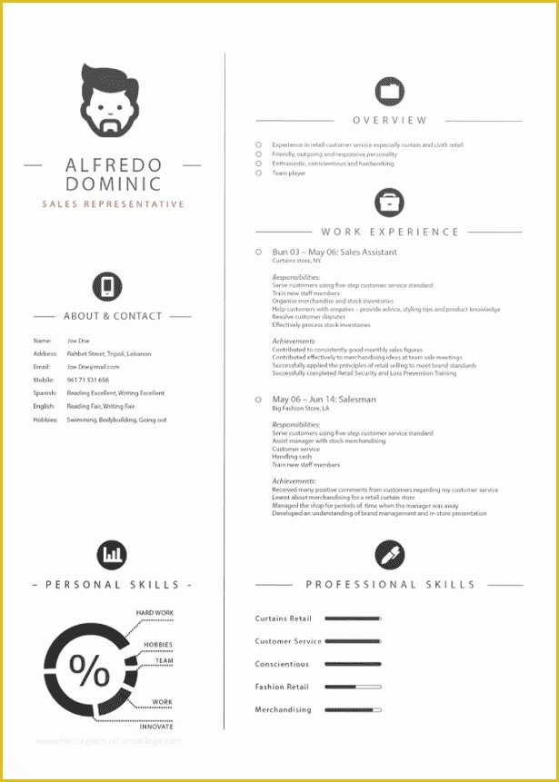 Free Adobe Illustrator Templates Of Cv Templates Adobe Illustrator Free Resume Examples Cv