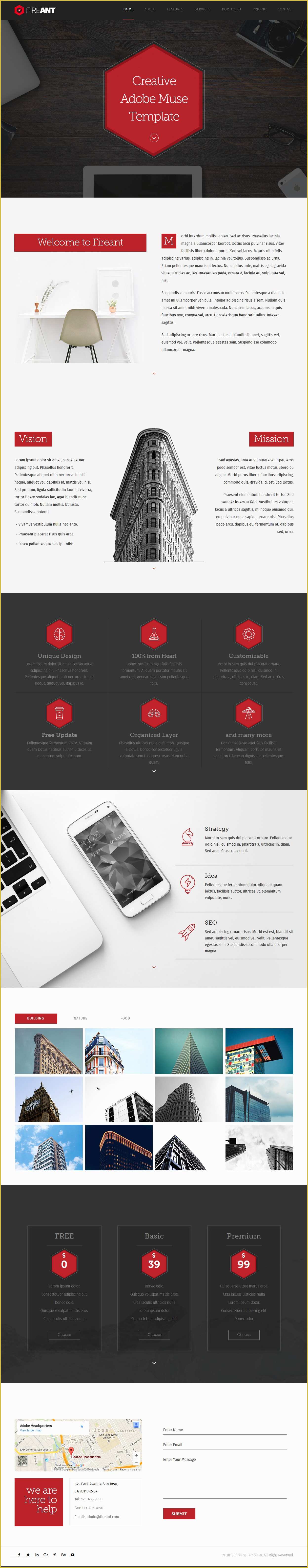 Free Adobe Muse Templates for Photographers Of 15 Best E Page Muse Templates 2017 Responsive Miracle