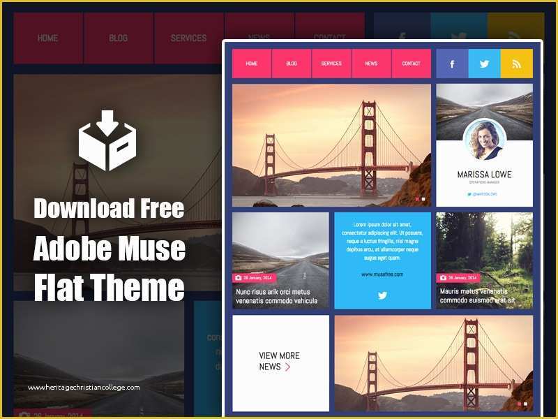 Free Adobe Muse Templates for Photographers Of 25 Free Muse Templates – Creative Website themes and