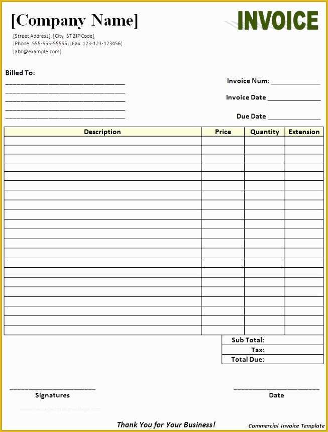 Free Adobe Pdf Templates Of 5 Word Invoice Template Besttemplates Besttemplates