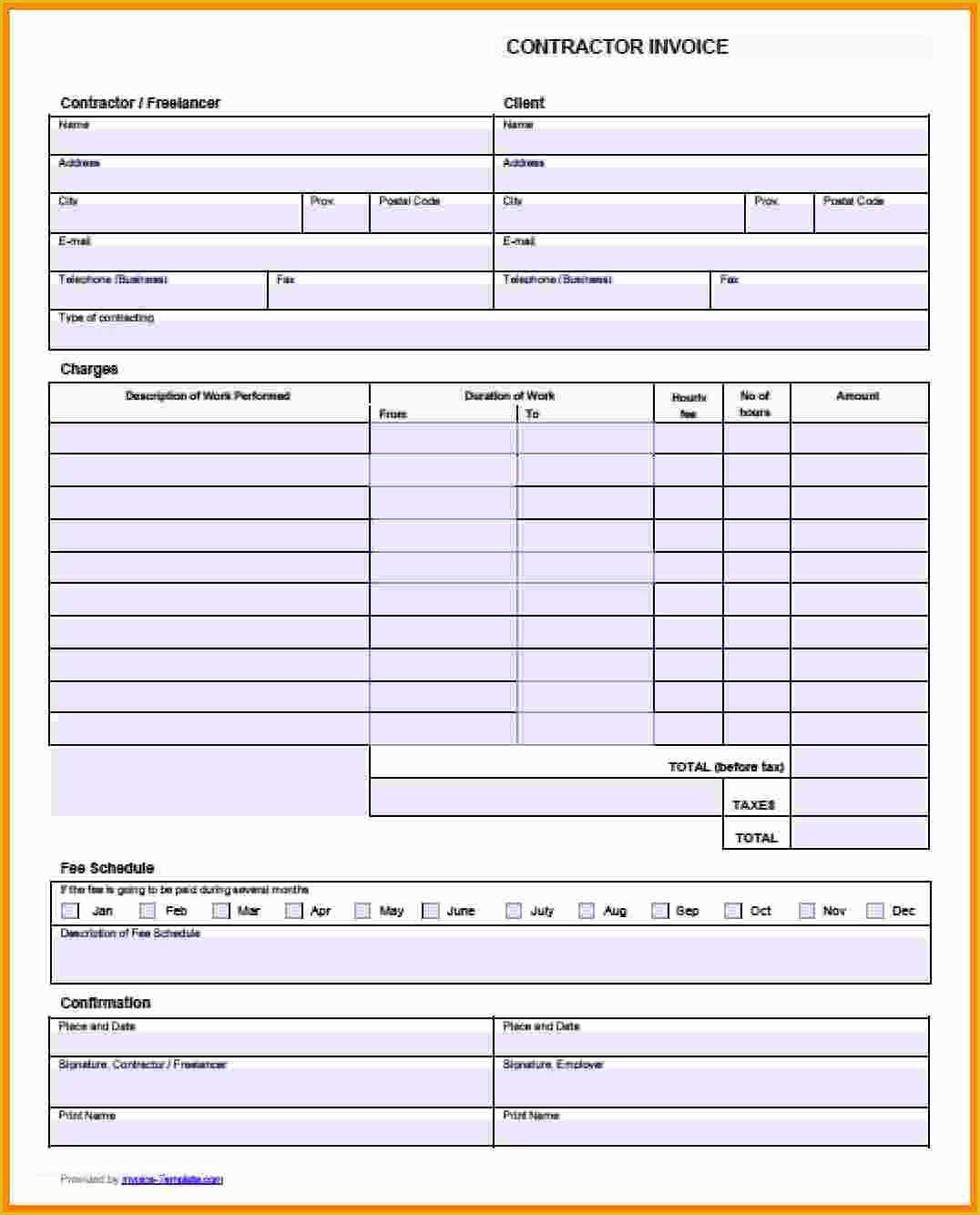 Free Adobe Pdf Templates Of 6 Consultant Invoice Template Free