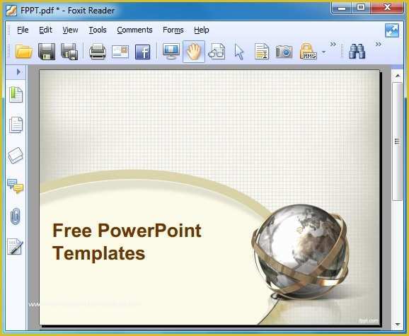 Free Adobe Pdf Templates Of Foxit Reader Alternative to Adobe Acrobat Reader