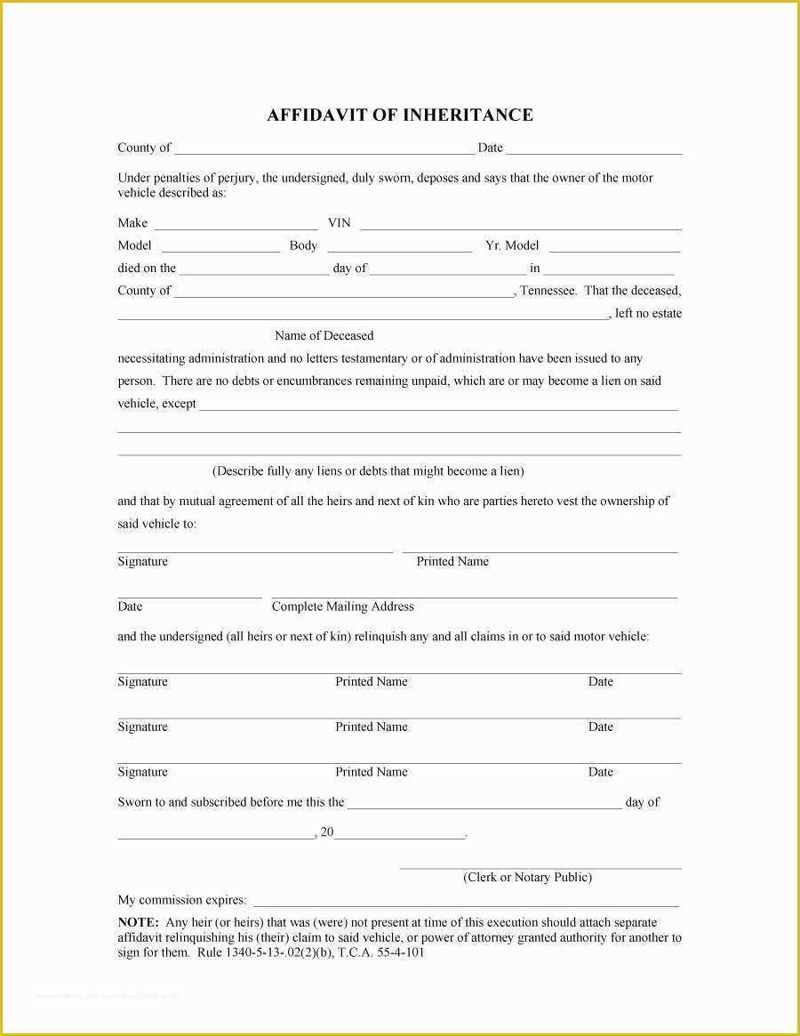 Free Affidavit Template Of 48 Sample Affidavit forms &amp; Templates Affidavit Of