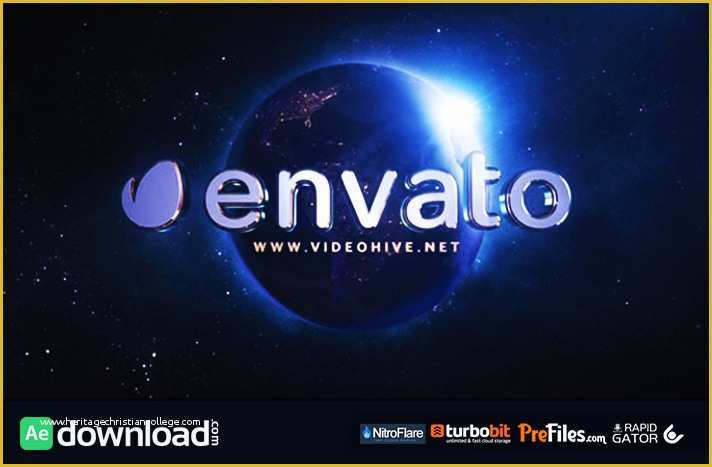Free after Effects Logo Templates Of Epic Earth Logo Videohive Project Free Download Free