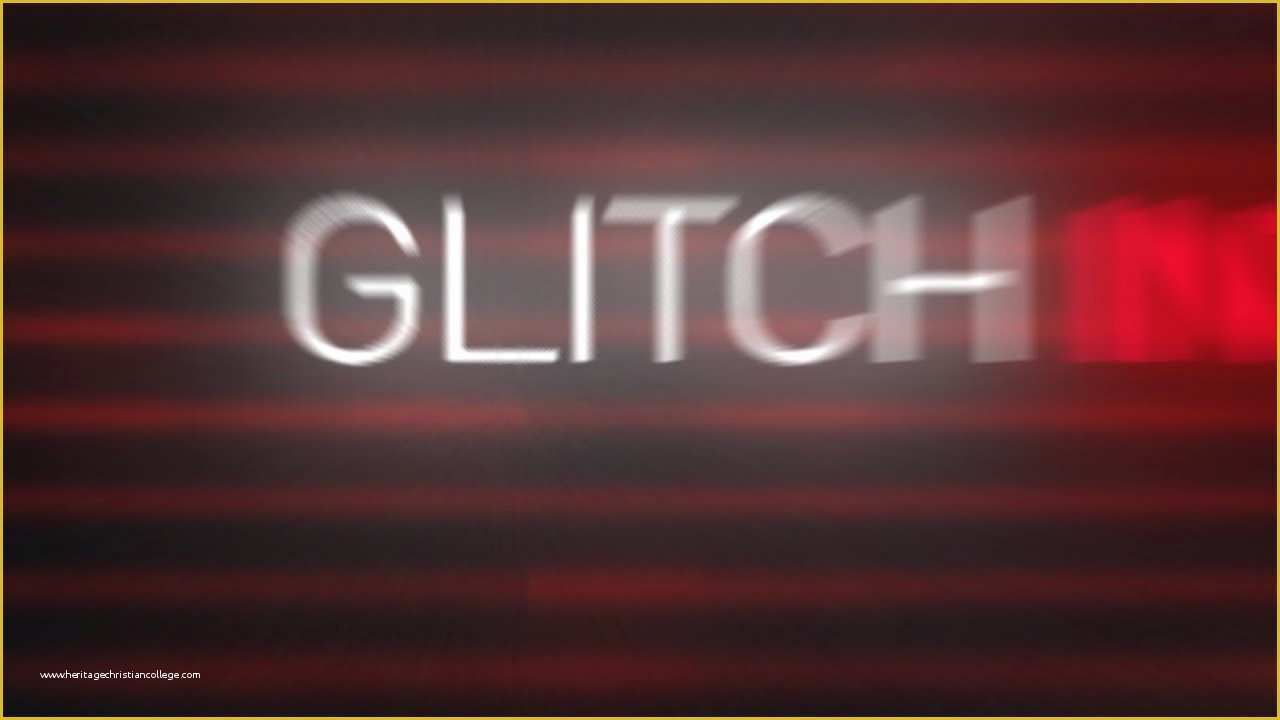 Free after Effects Template Glitch Intro Of Free after Effects Template Glitch Intro 2